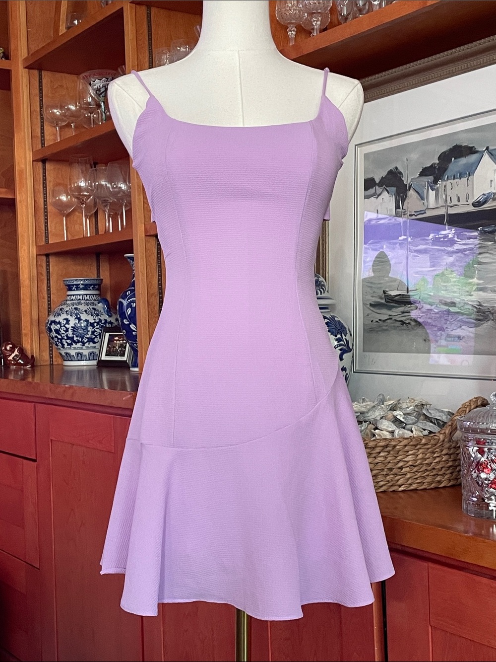 Lucy in the Sky Lilac Dress XS Homecoming Mixer Party Mini EUC